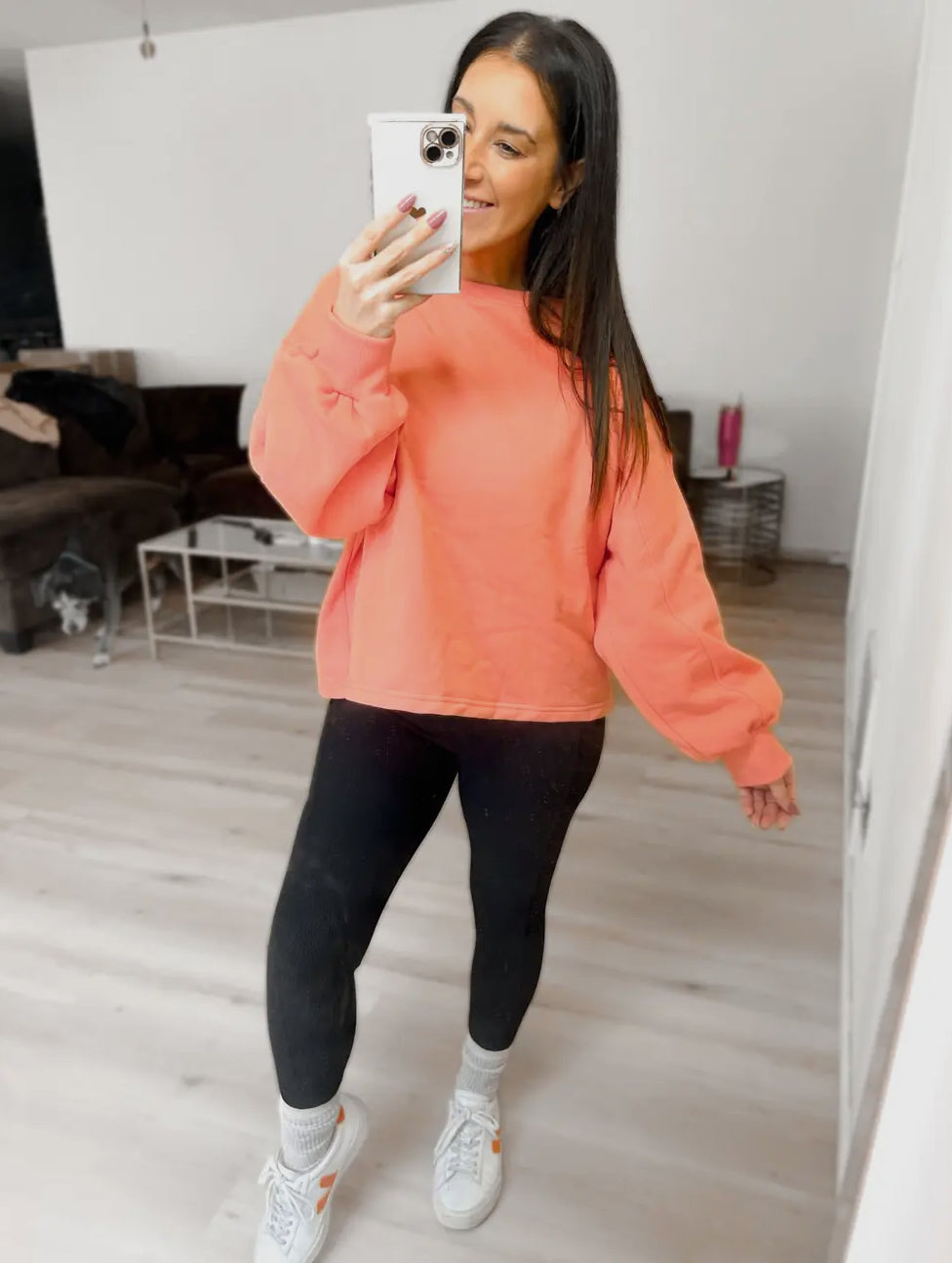 Fleece Balloon Sleeve Sweater