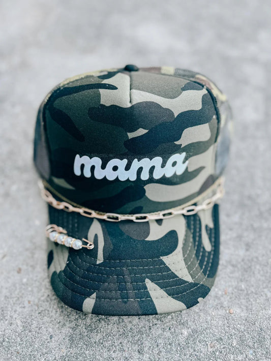 MAMA Camo Trucker Hat