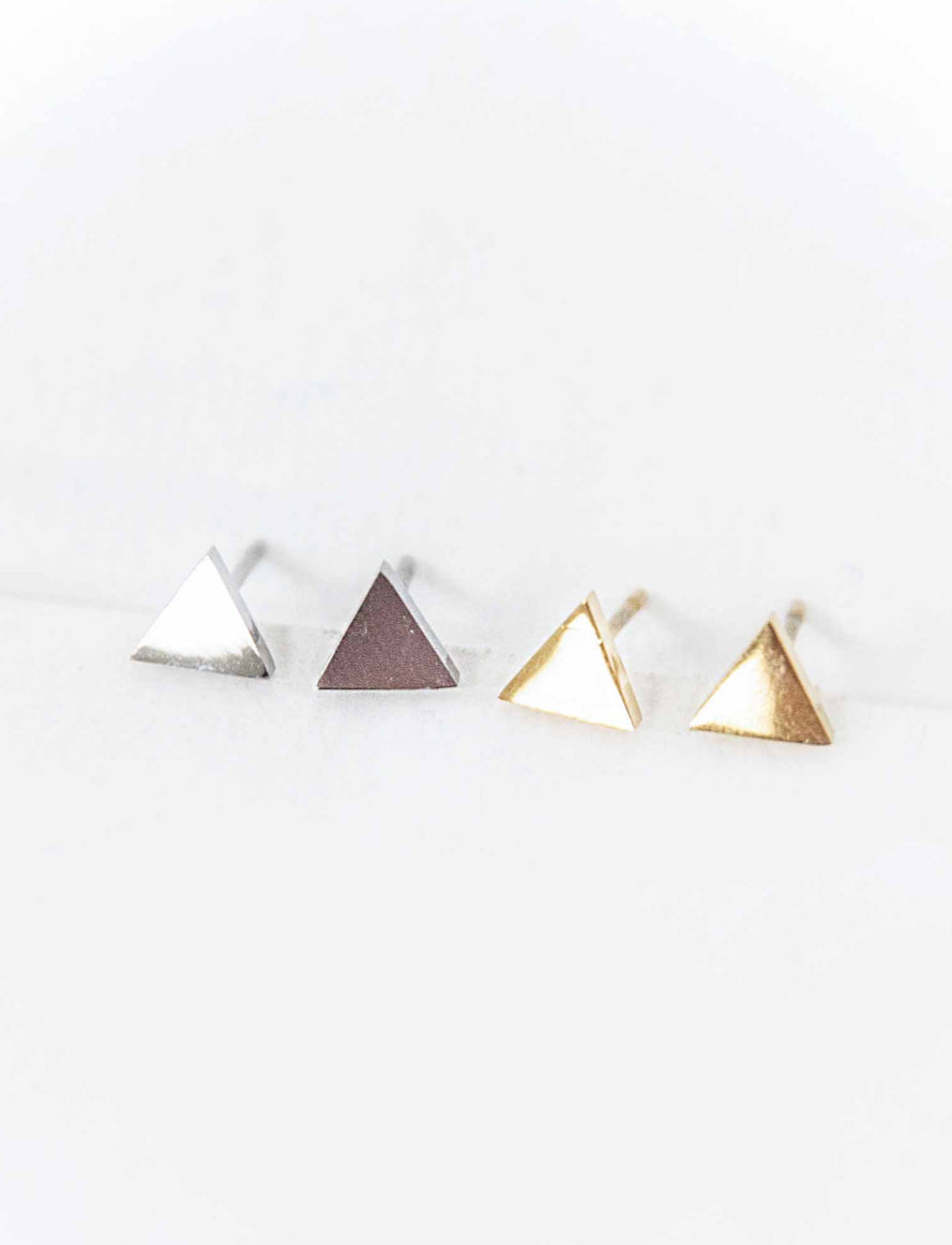 Triangle Stud Earrings