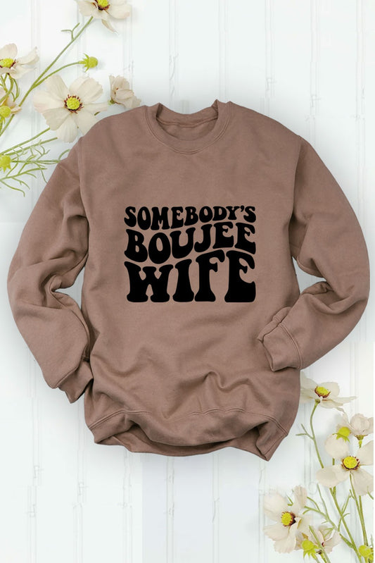 BOUJEE WIFE Graphic Sweatshirt