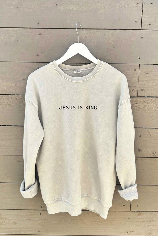 JESUS IS KING Graphic Sweatshirt