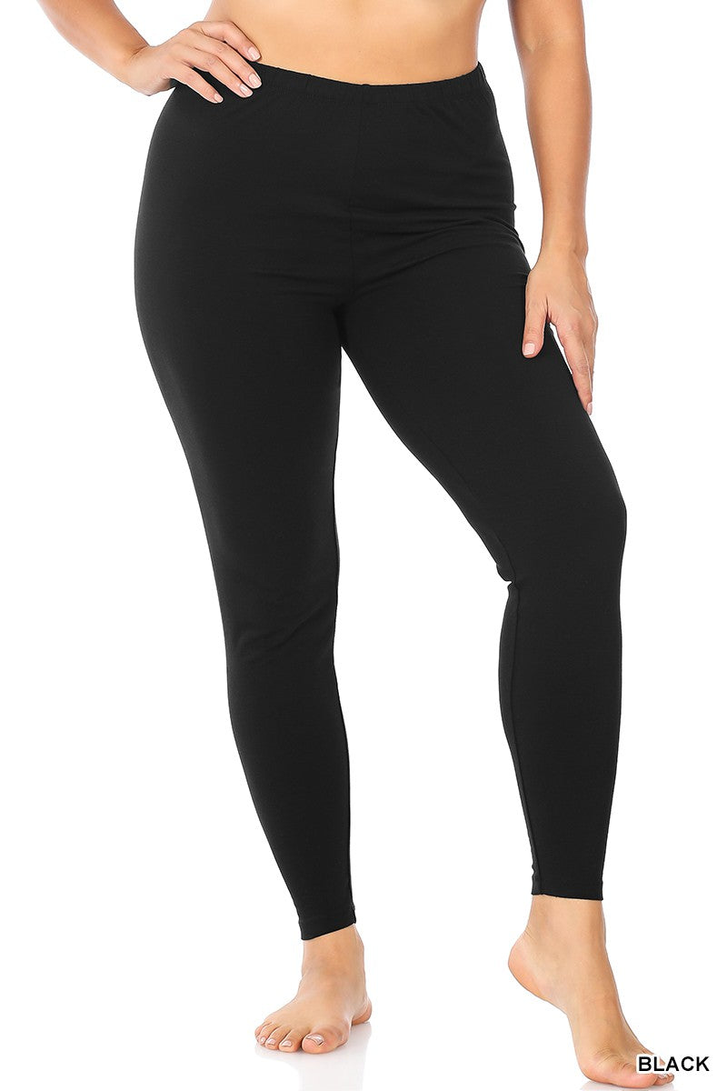 Plus Size Cotton Leggings